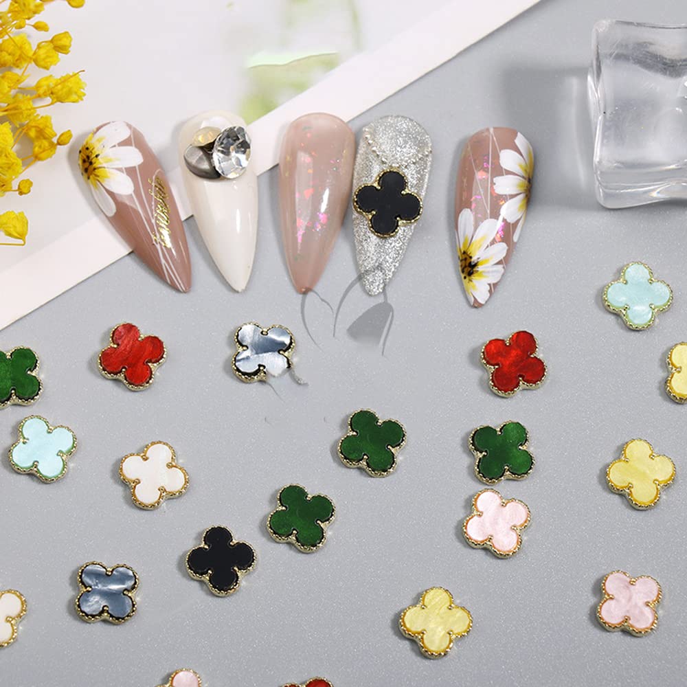 Amazon | 卓上棉品 ネイルパーツ 四つ葉のクローバー 20個 8.5*8.5mm